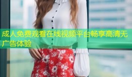 成人免费观看在线视频平台畅享高清无广告体验