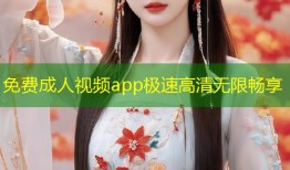 免费成人视频app极速高清无限畅享