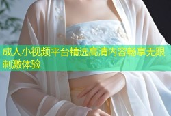成人小视频平台精选高清内容畅享无限刺激体验