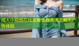 成人小视频在线观看免费高清流畅无广告体验