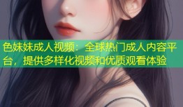 色妹妹成人视频：全球热门成人内容平台，提供多样化视频和优质观看体验