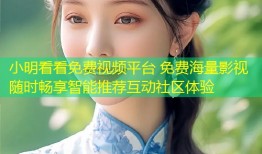 小明看看免费视频平台 免费海量影视随时畅享智能推荐互动社区体验