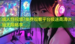 成人性视频7免费观看平台极速高清体验无限畅享
