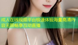 成人在线视频平台极速体验海量高清内容无限畅享互动直播