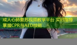 成人心肺复苏视频教学平台 实时指导掌握CPR与AED技能