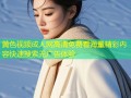 黄色视频成人网高清免费看海量精彩内容快速搜索无广告体验