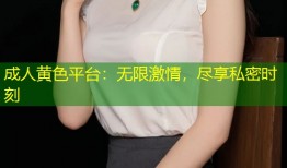成人黄色平台：无限激情，尽享私密时刻
