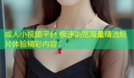 成人小视频平台 极速浏览海量精选短片体验精彩内容