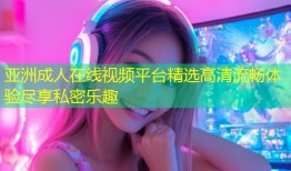亚洲成人在线视频平台精选高清流畅体验尽享私密乐趣
