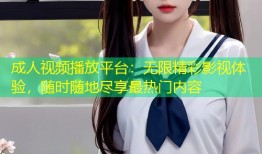 成人视频播放平台：无限精彩影视体验，随时随地尽享最热门内容