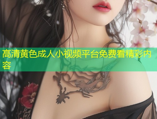 高清黄色成人小视频平台免费看精彩内容