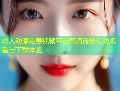 成人动漫免费视频平台高清流畅在线观看与下载体验