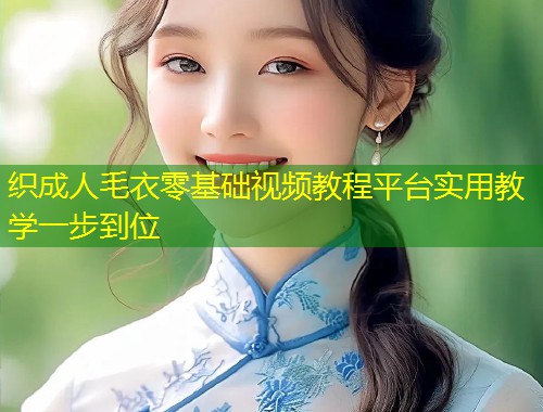 织成人毛衣零基础视频教程平台实用教学一步到位